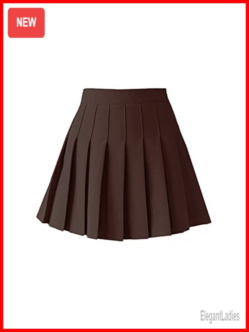 High Waist A-Line Pleated Mini Skirt Tennis Skirt with Built-in Shorts